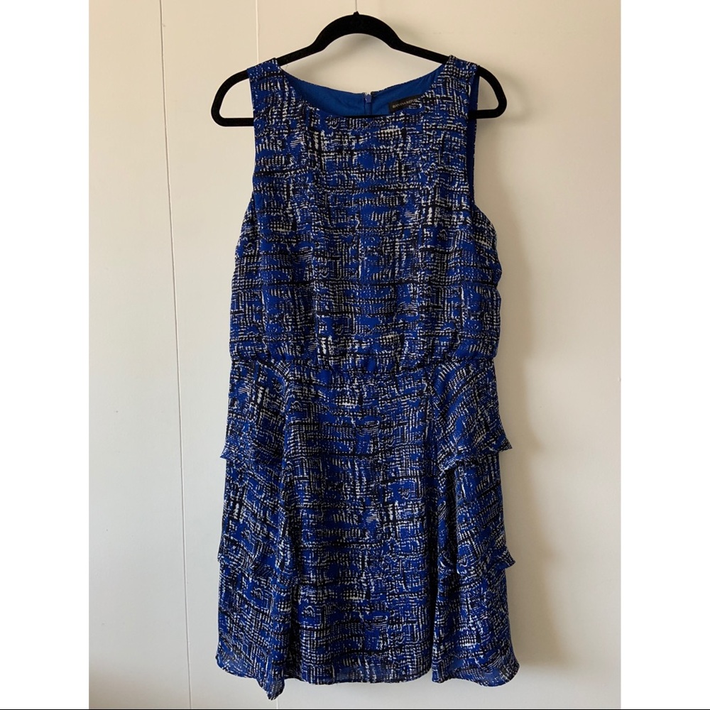 Sleeveless Dress with a Tiered Skirt